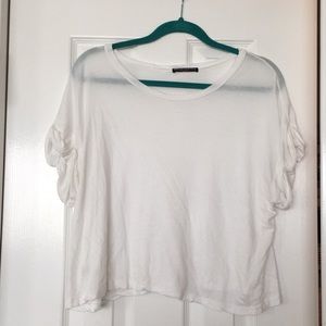 Brandy Melville white crop top